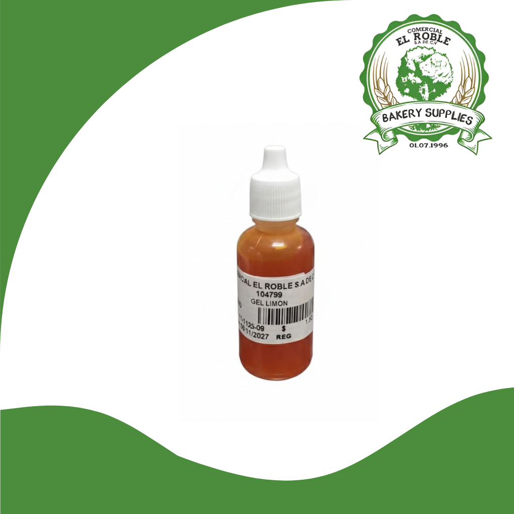 EL ROBLE COLOR GEL AMARILLO LIMON 1/1 ONZA