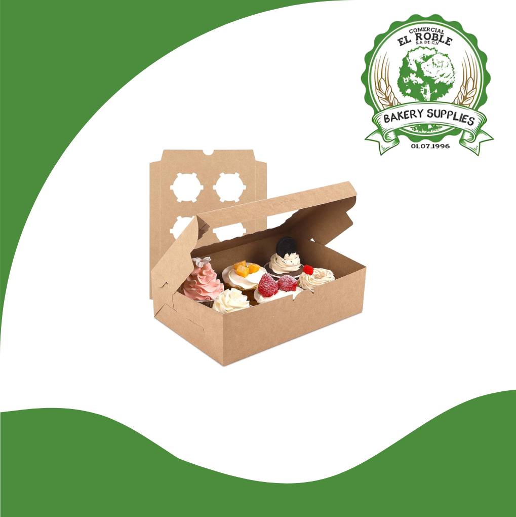 EL ROBLE CAJA CUP KRAFT 16X8X8 CM 1/1 UNI