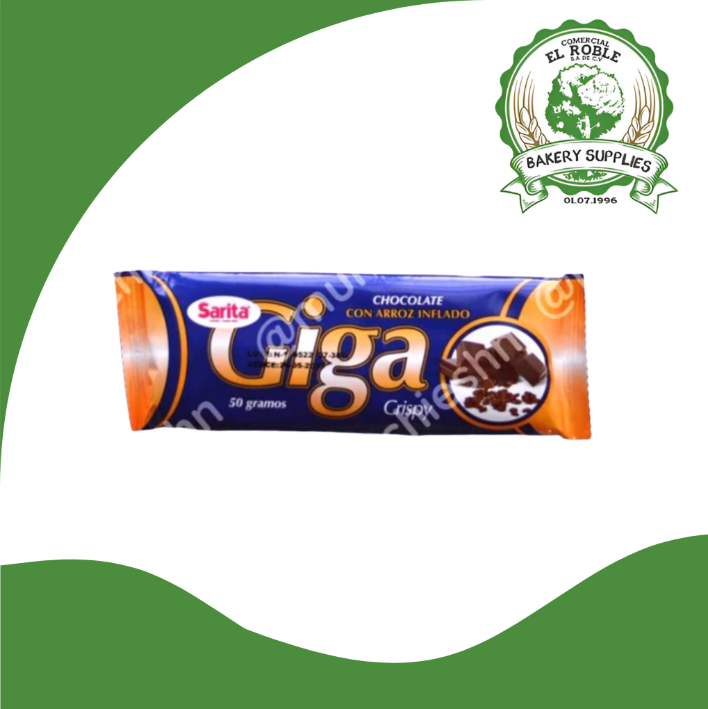 SARITA CHOCOLATE GIGA CRISPY 12/50 GR