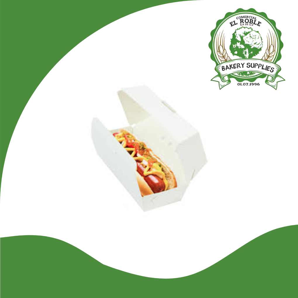 CORRUFACIL CAJA P/HOTDOG 18X3.5X5.5 CM T-CCR171-HD 100/1 UNI