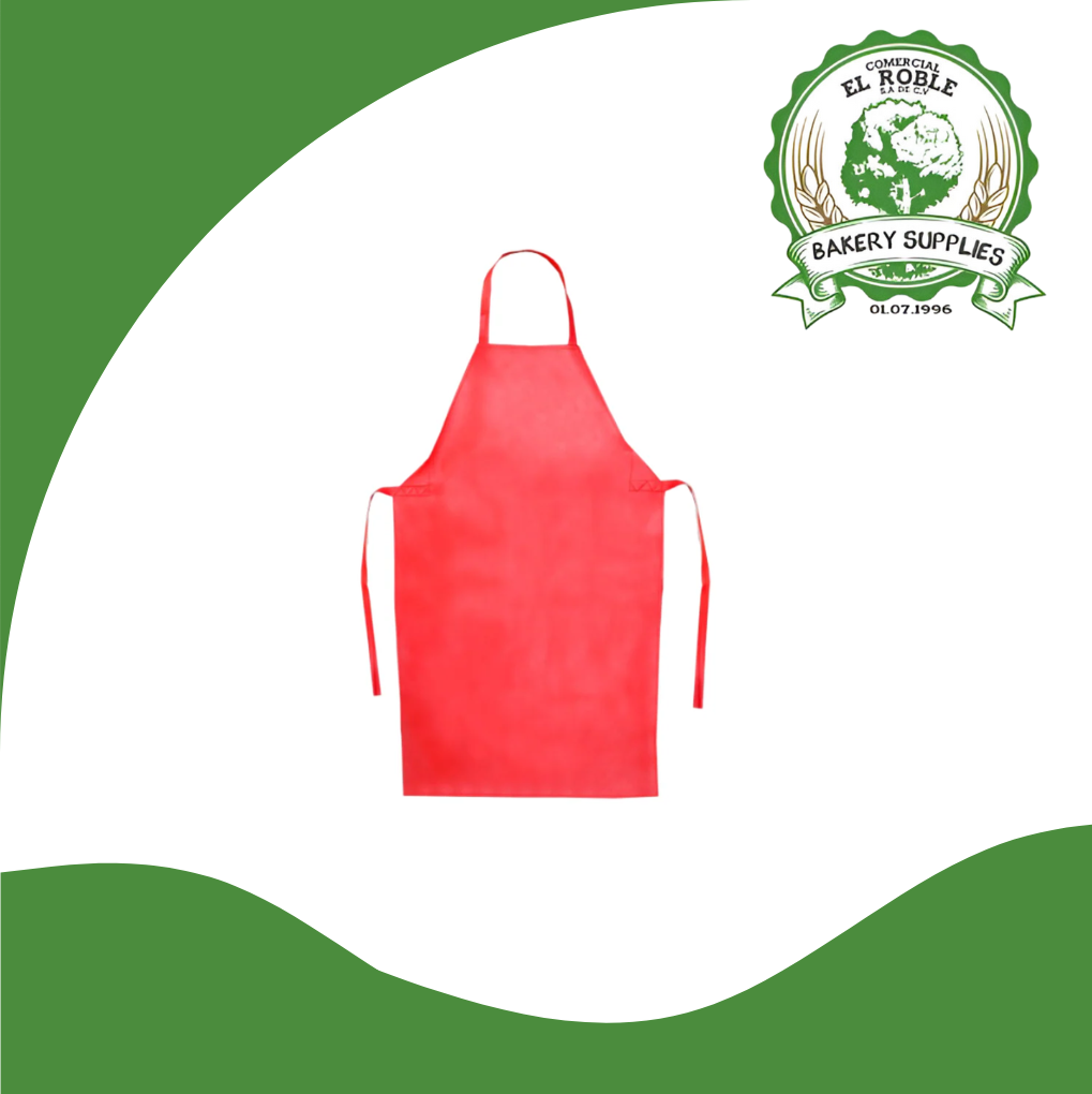 [102852] DEL RIO DELANTAL DESECH/ROJO EDL02 12/1 UNI