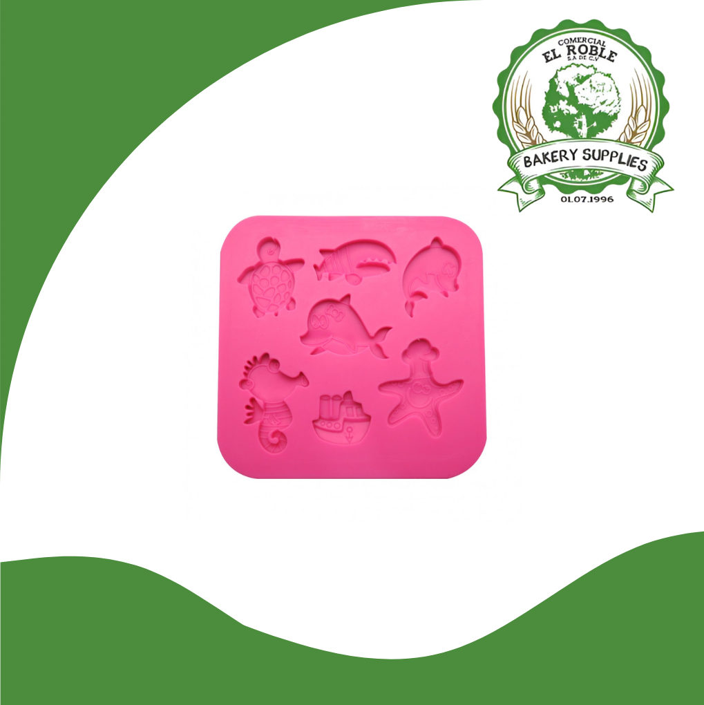 [102944] EL ROBLE MOLDE SILICON DE ANIMAL MARINO F016 1/1 UNI