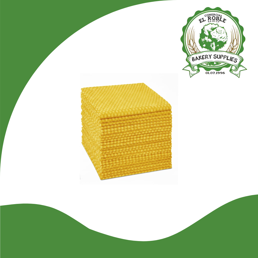[103093] BRIGTH WIPES 30 PAÑOS REUTILIZABLES C/AMARILLO 10/PAQ