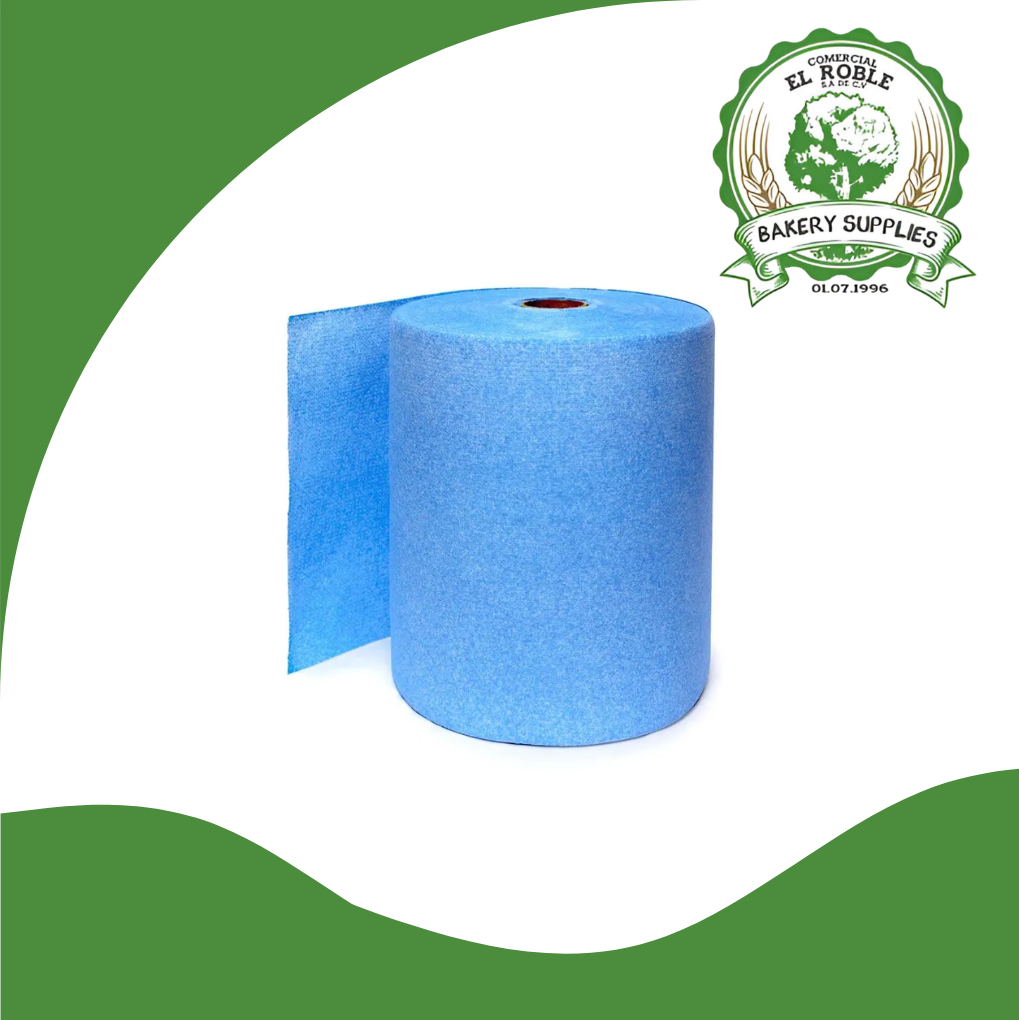 BRIGTH WIPES 100 PAÑOS AZUL 10/ROLLO