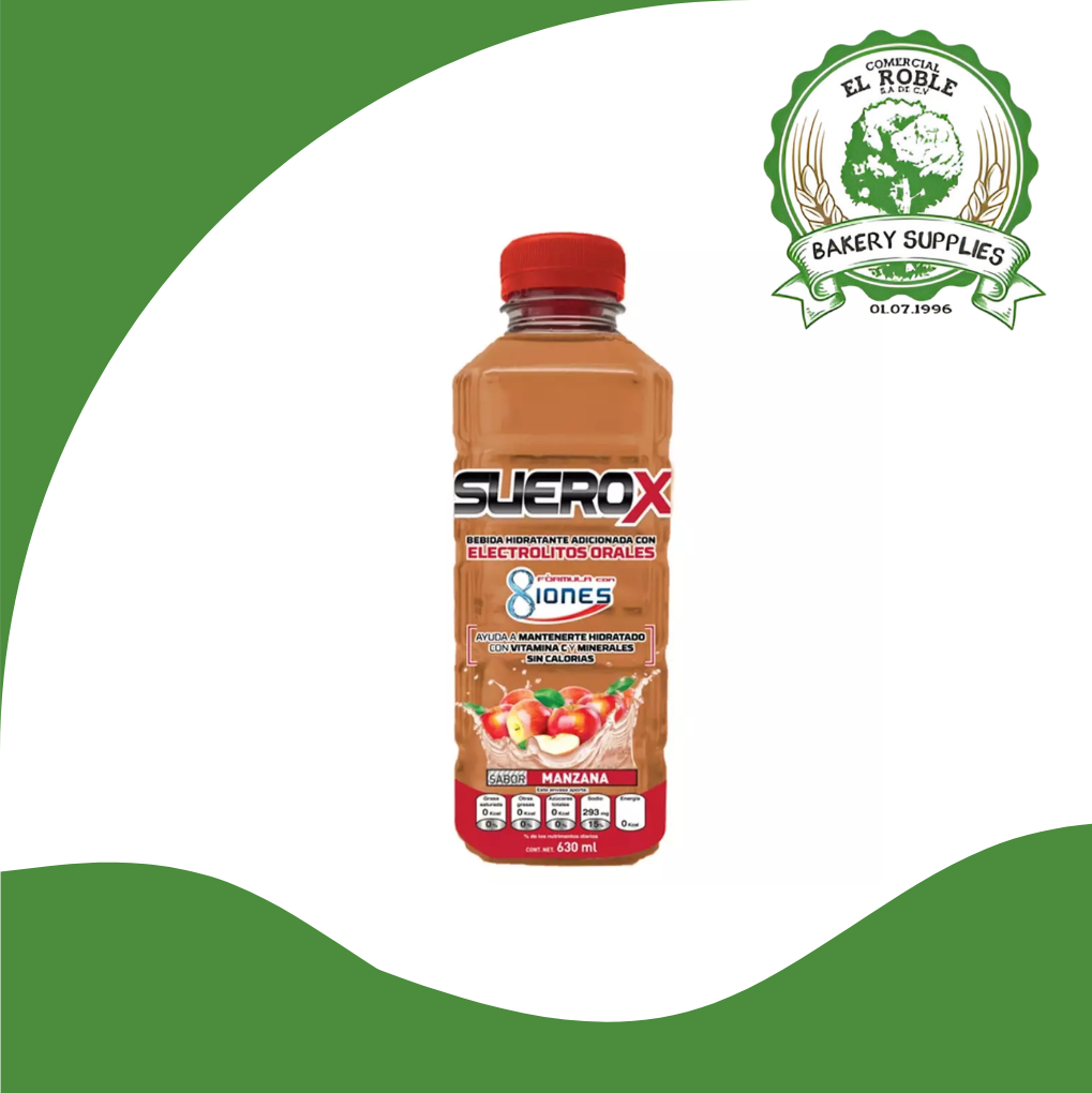 [103120] SUEROX MANZANA ADUL 8 IONES 12/630 ML