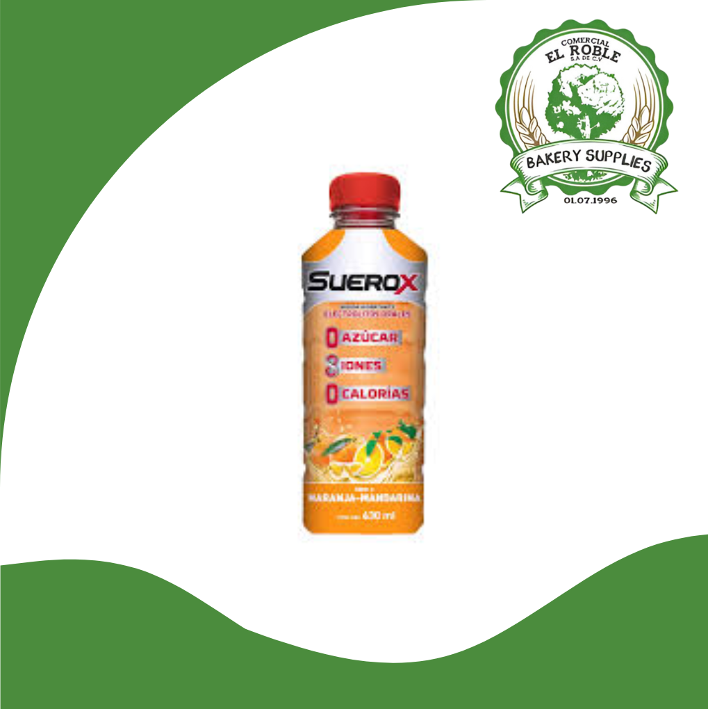 SUEROX NARANJA MANDARINA ADUL 8 IONES 12/630 ML