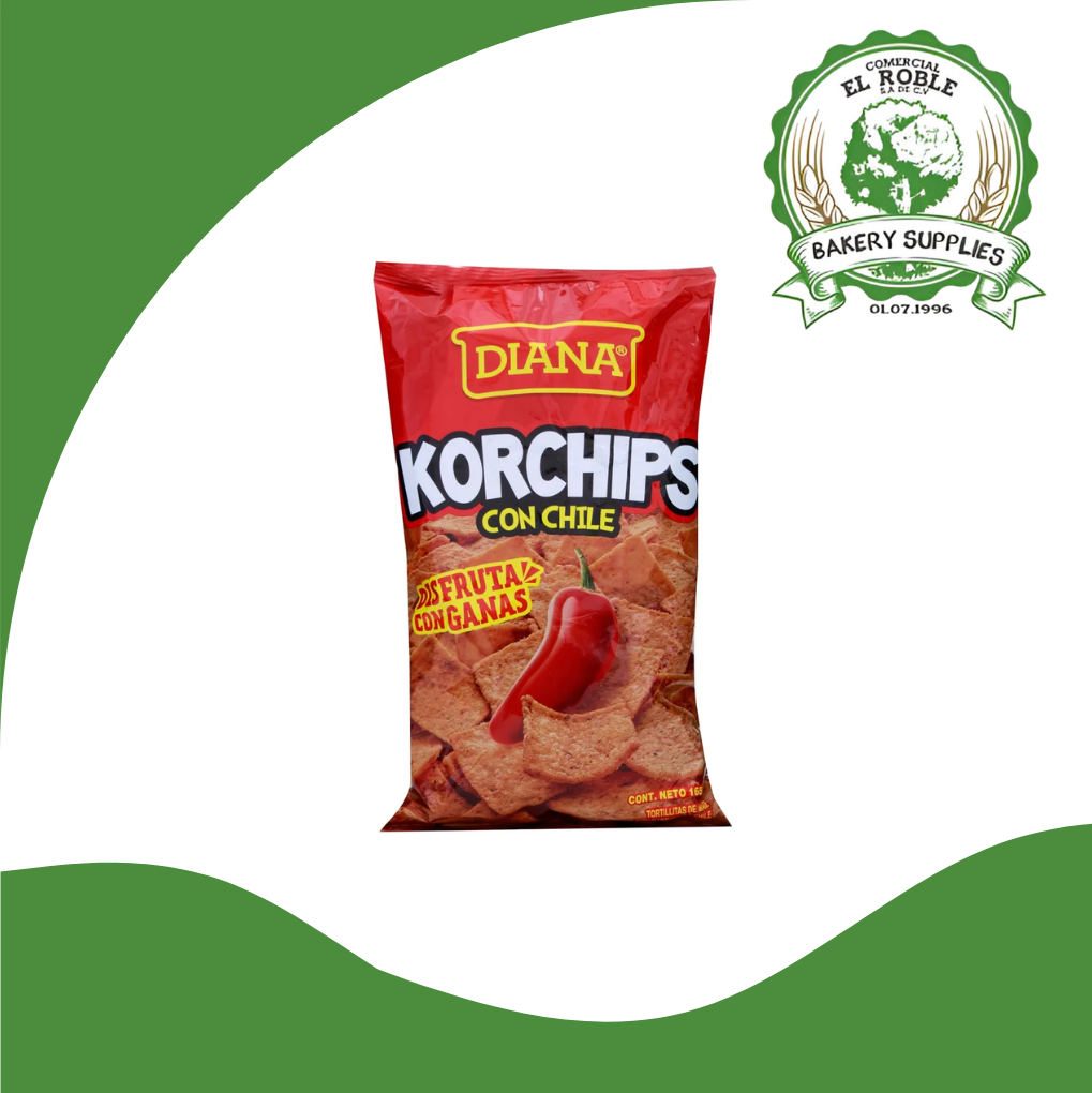 DIANA KORCHIPS CON CHILE 1/165 GRAMOS