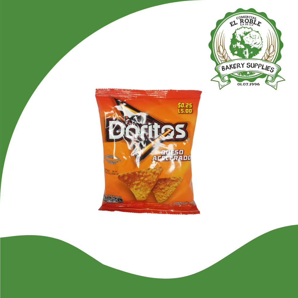 DORITO QUESO ACELERADO 1/25 GRAMOS