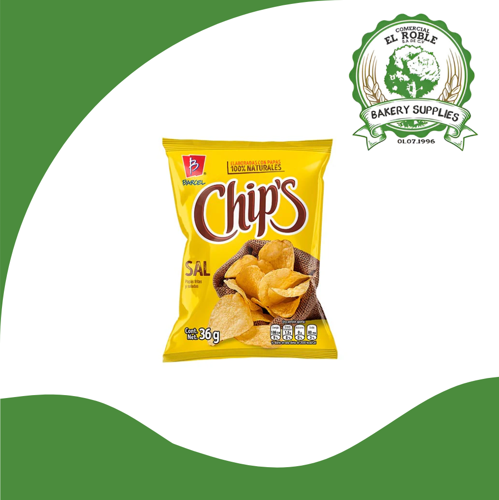 BIMBO CHIPS CON SAL 1/36 GRAMOS