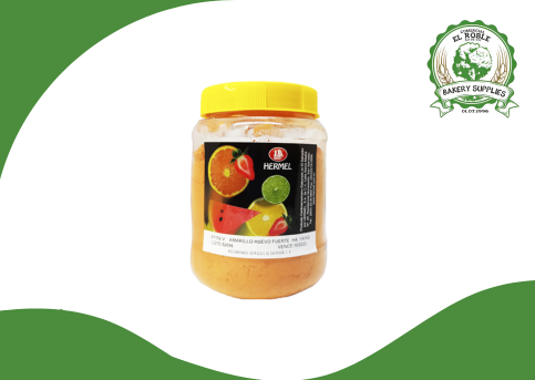 HERMEL COLOR POLVO AMARILLO HUEVO A1152 1/4 KILO
