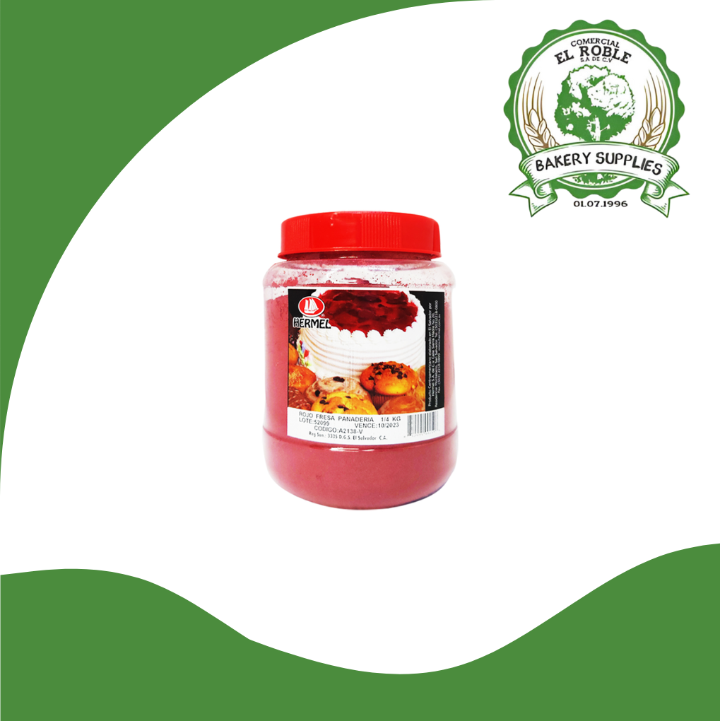 HERMEL COLOR POLVO ROJO PUNSO A206-B 1/1 KILO