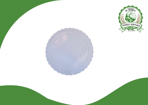 [100311] CIRCULO CARTON BLANCO CON CENEFA # 5 1/1 UNI