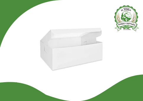 CAJA PARA PASTEL BLANCA # 6 1/1 UNI