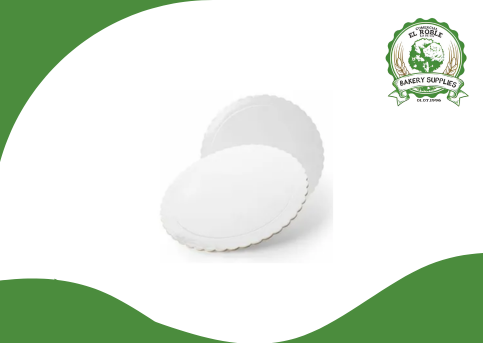 [100410] CIRCULO CARTON BLANCO CON CENEFA # 6 1/1 UNI