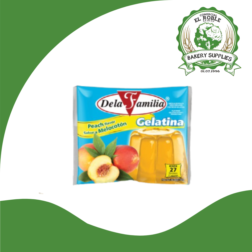 [100653] DLF GELATINA MELOCOTON 28/400 GRAMOS