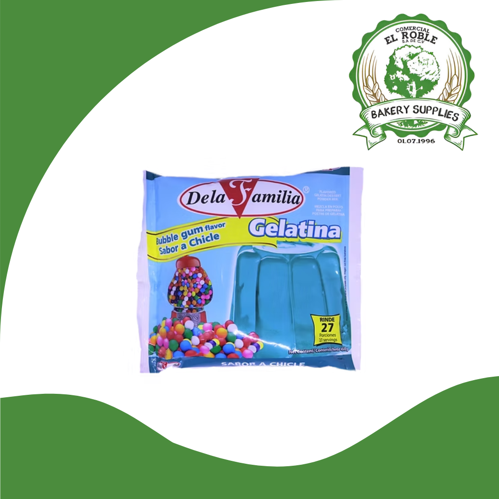 [100657] DLF GELATINA DE CHICLE 28/400 GRAMOS