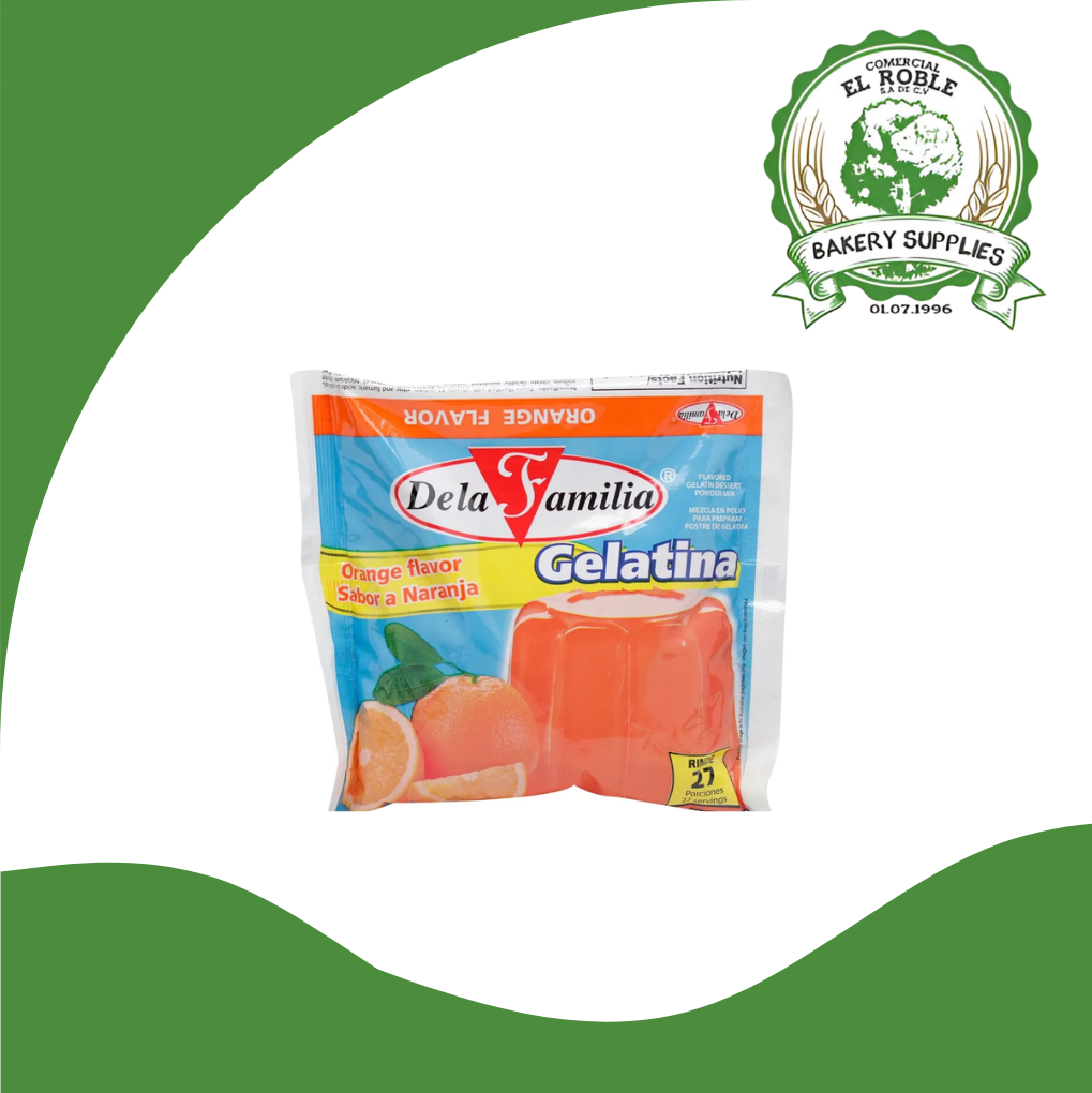 DLF GELATINA DE NARANJA 28/400 GRAMOS