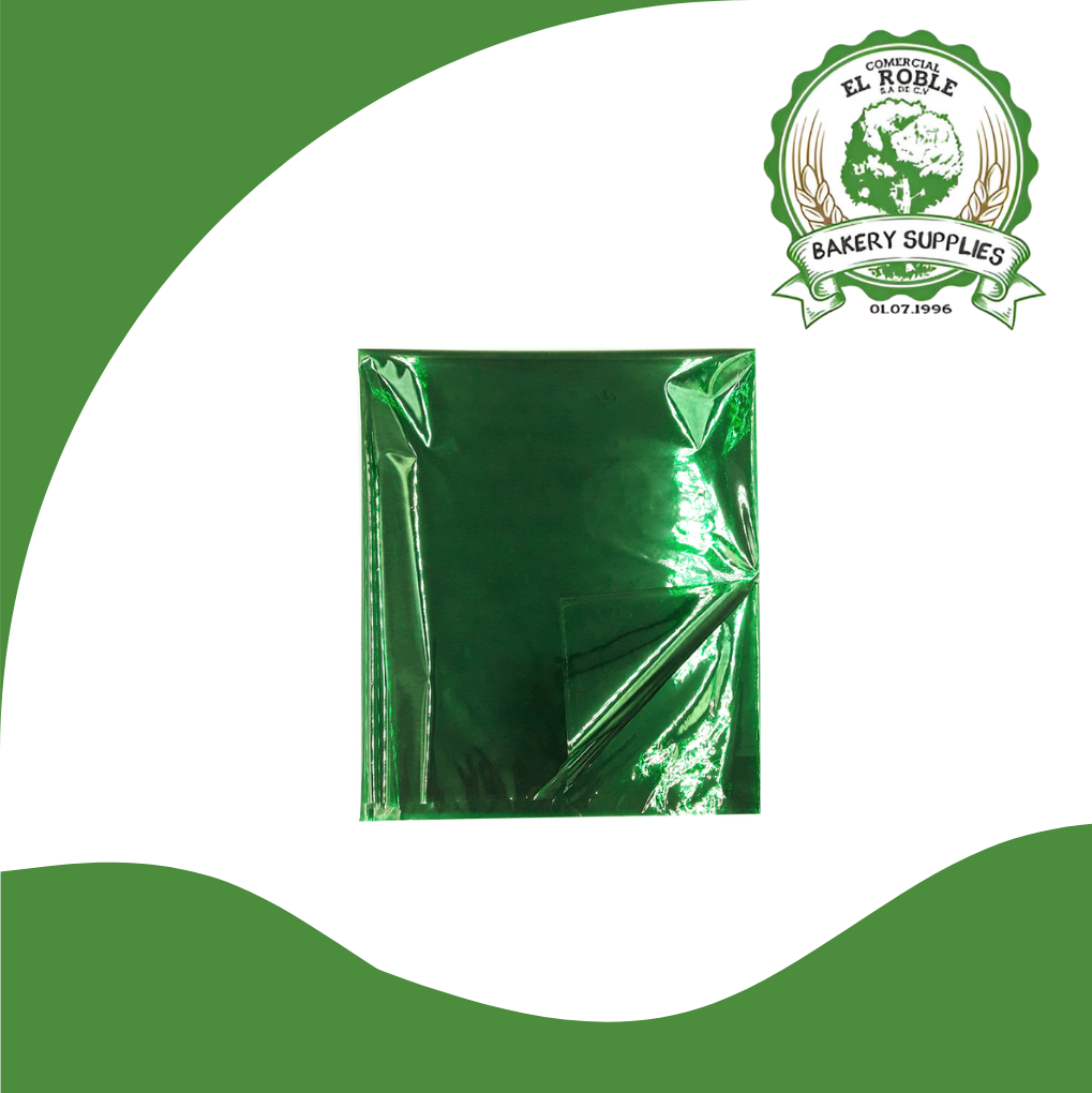 [100828] CELOFAN PAPEL VERDE GRANDE 500/1 UNI