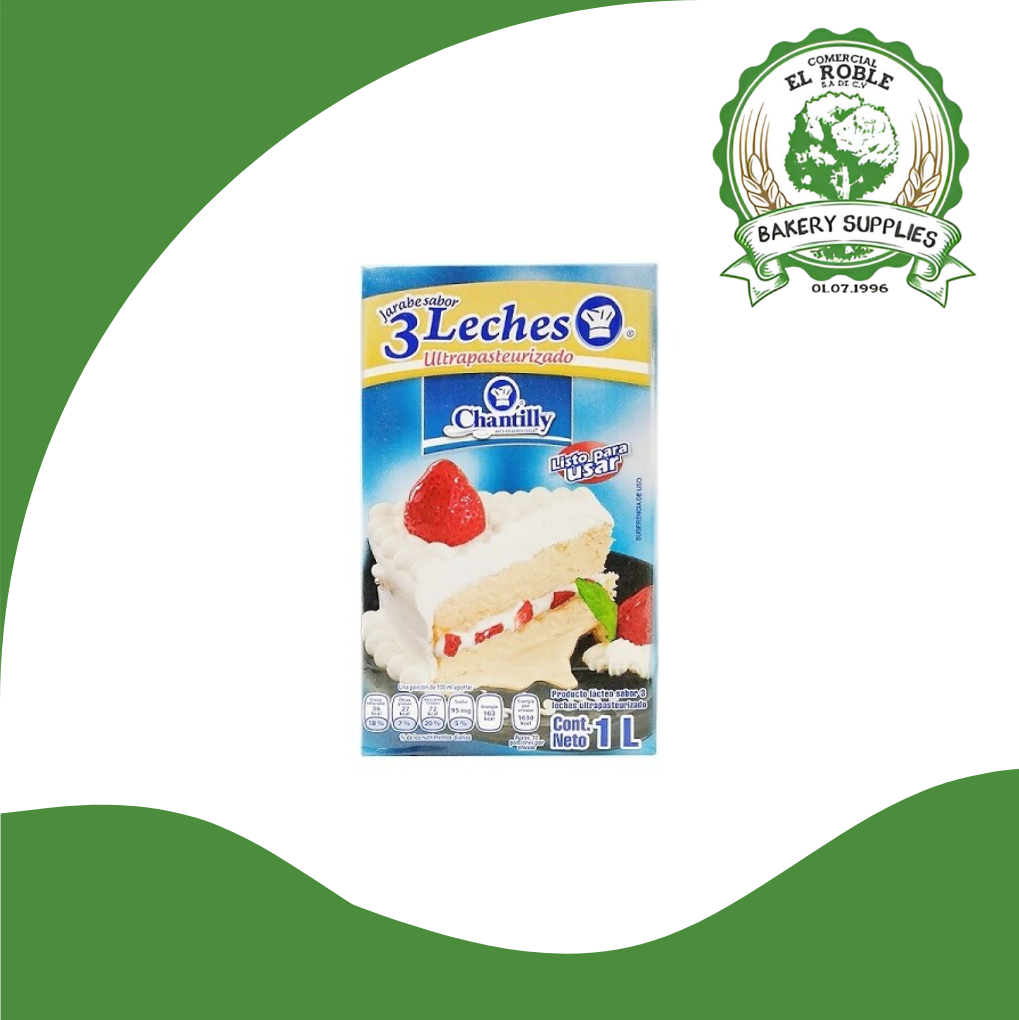 CHANTILLY REMOJO  TRES LECHES 12/1 LITRO