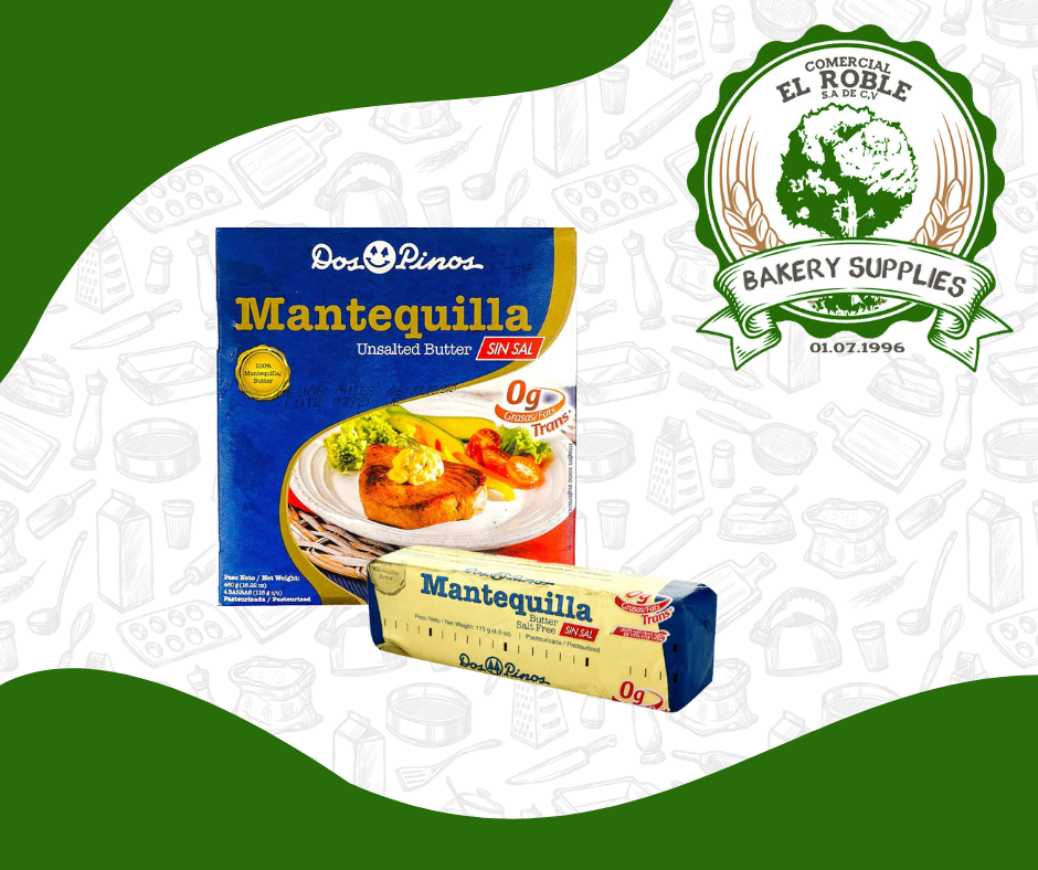 DOS PINOS MANTEQUILLA SIN SAL 1/115 GRAMOS