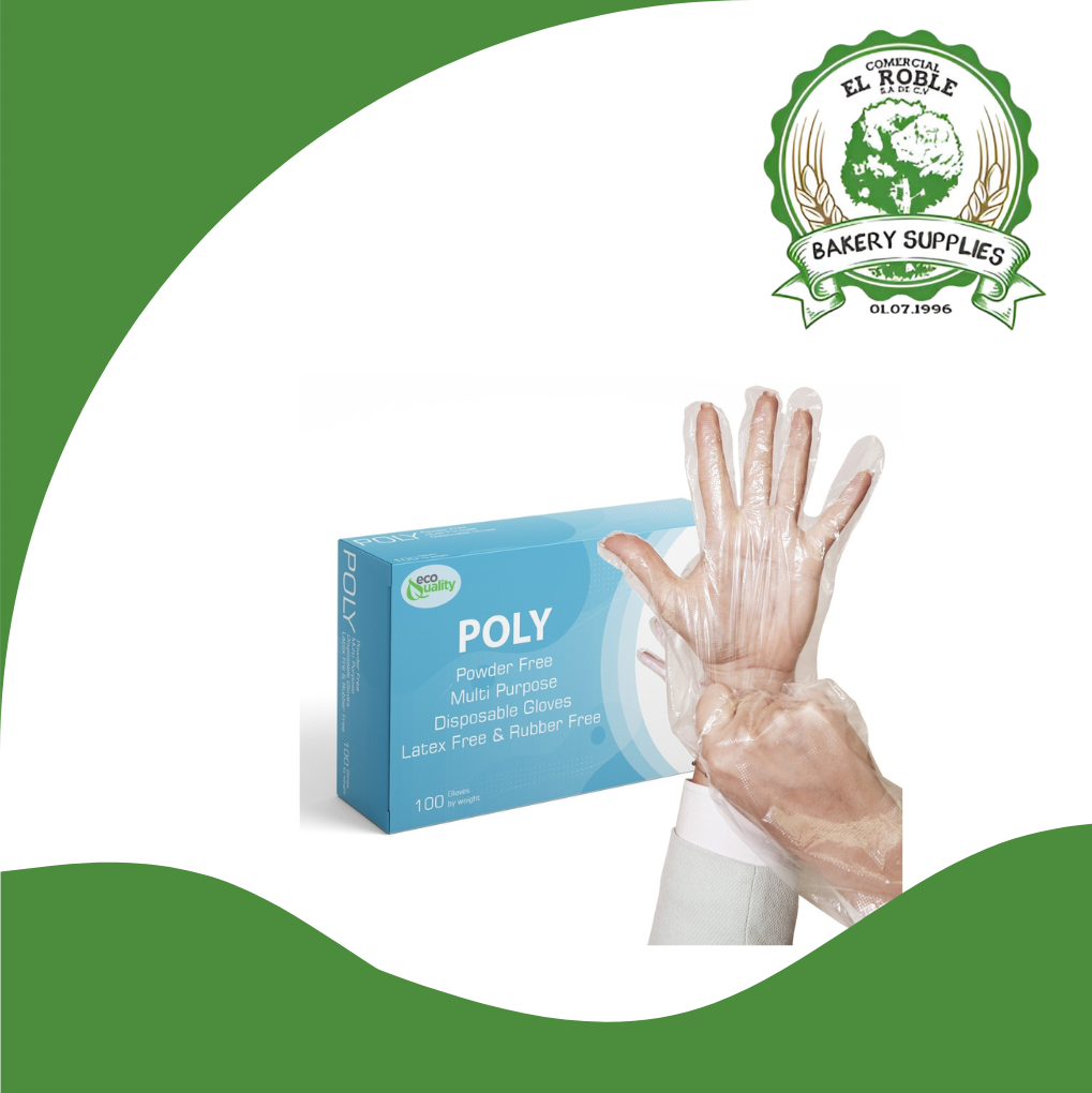 PICME GUANTE POLY GLOVES 500 10/1 UNIDAD