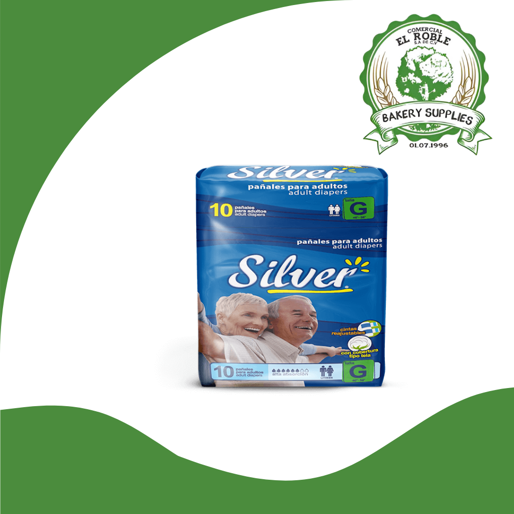 [101051] SILVER PAÑAL ADULTO G 1/10 UNI