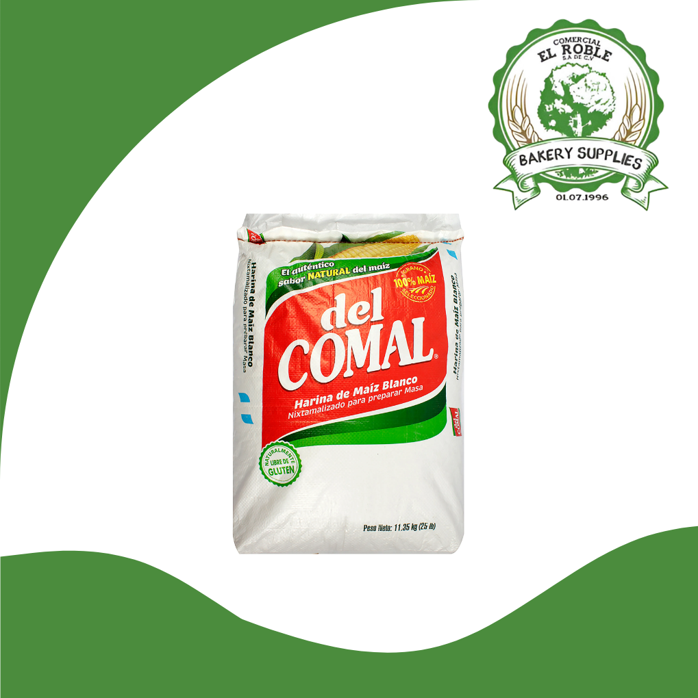 [101058] DEL COMAL HARINA MAIZ BLANCO 1/25 LIBRAS