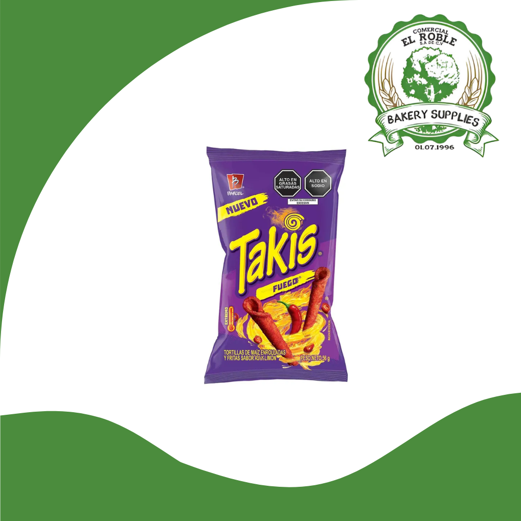 [101075] BIMBO TAKIS FUEGO 1/56 GRAMOS