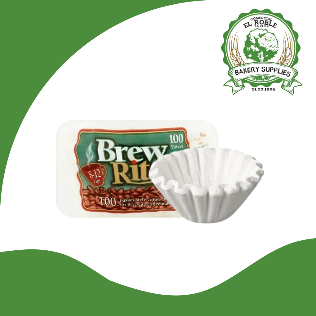 BREW RITE FILTRO DE CAFETERA 1/100 UNI