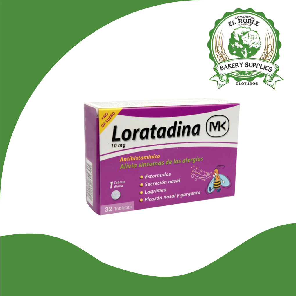 [101146] MK LORATADINA 10 MG 32/1 TAB