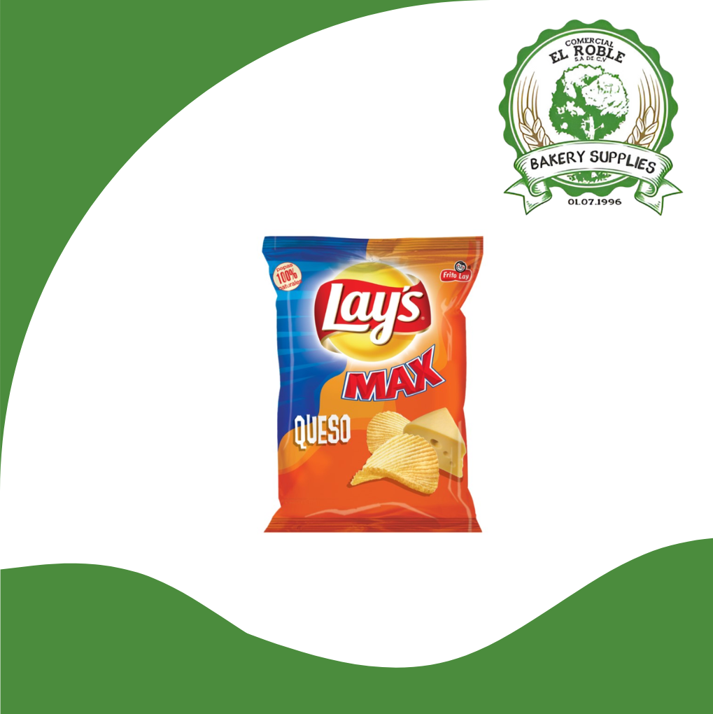 [101160] LAYS PAPA MAX QUESO 1/31 GRAMOS