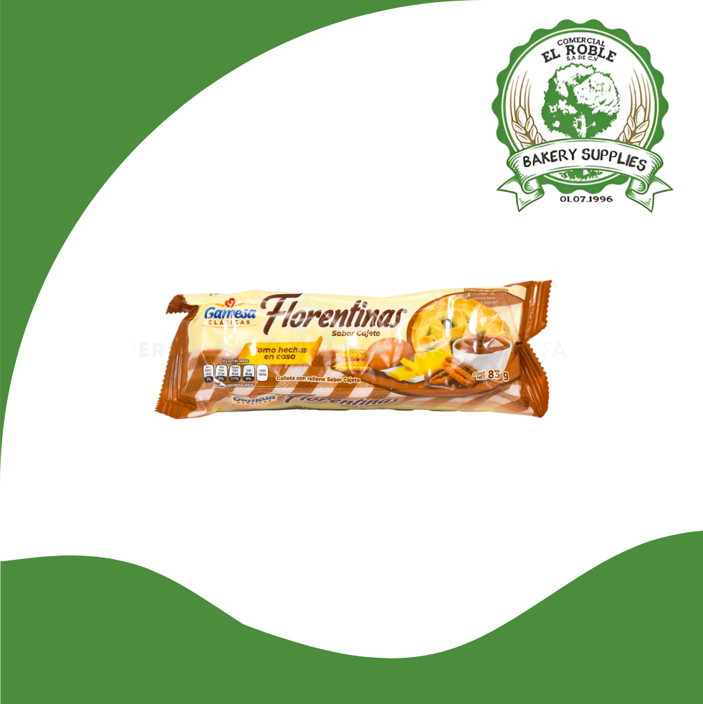 [101170] FLORENTINAS GALLETA DULCE LECHE 1/83 GRAMOS