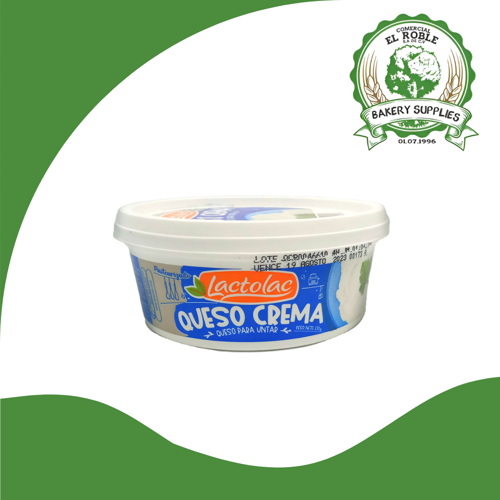 LACTOLAC QUESO CREMA 1/230 GRAMOS