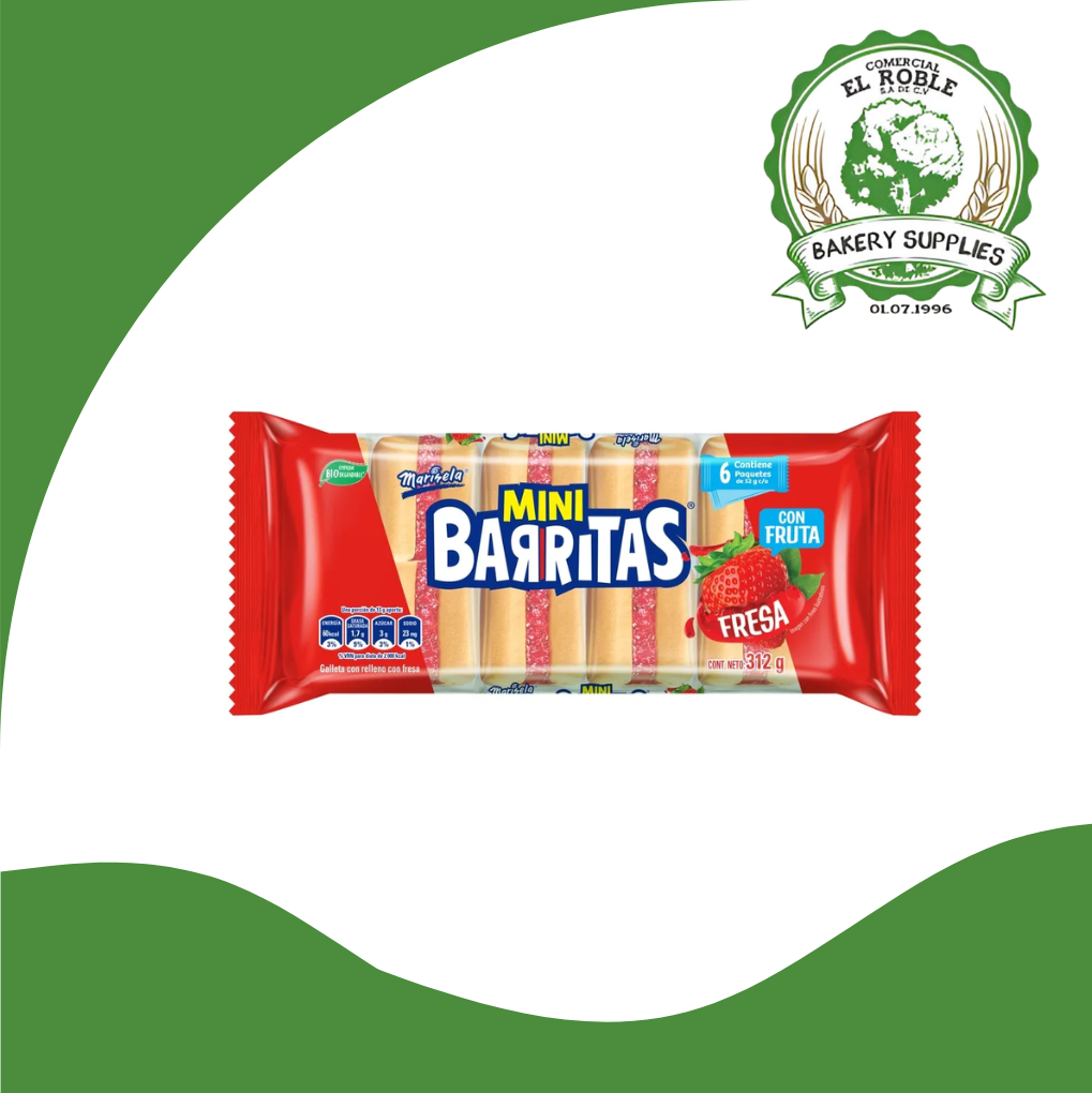 [101200] MARISELA MINI  BARRITA FRESA 1/13 GRAMOS