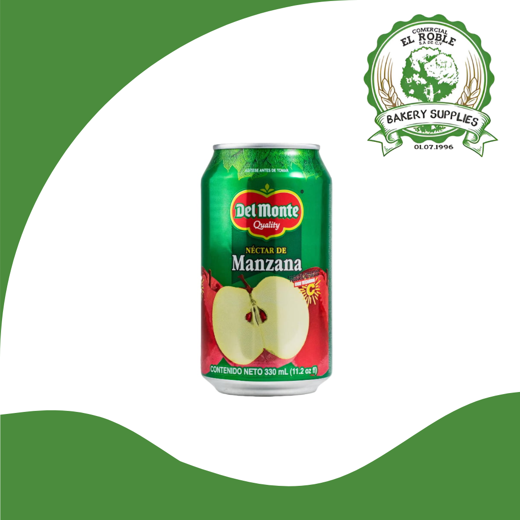 [101416] DEL MONTE NECTAR DE MANZANA LATA 24/330 ML