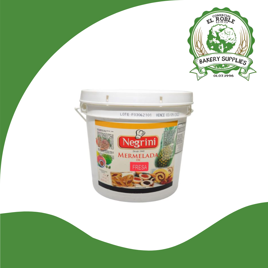 [101553] NEGRINI MERMELADA DE FRESA 1/11 LB