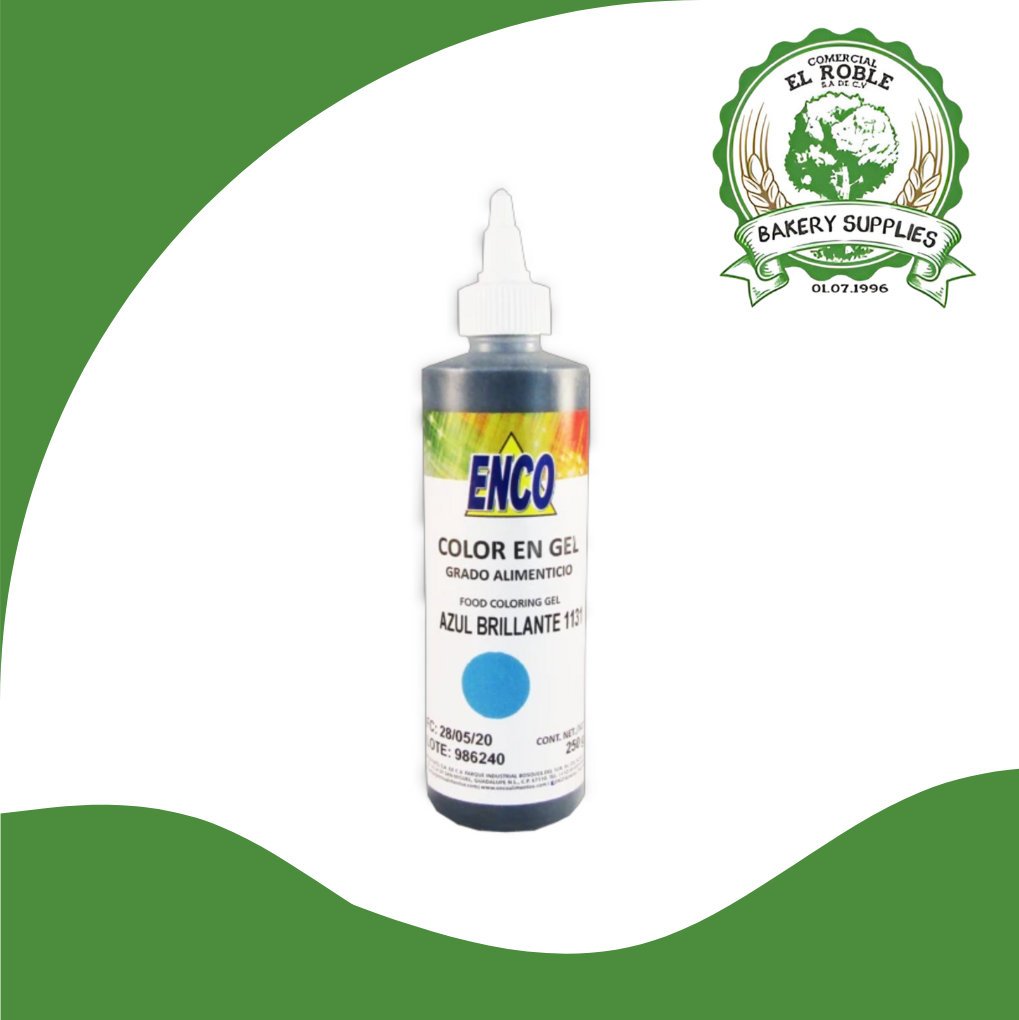 ENCO COLOR GEL AZUL BRILLAN 1131 1/250 G