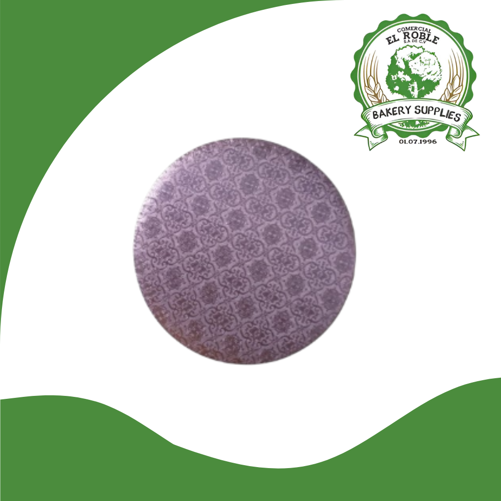 EL ROBLE CIRCULO  COLOR LILA LISO # 8 100/1 UNI