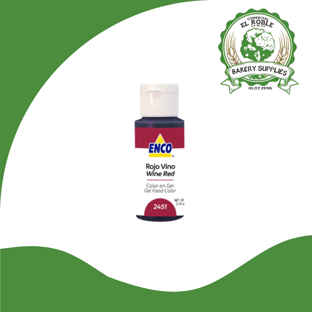 [101857] ENCO COLOR GEL ROJO VINO 2451 1/40 G