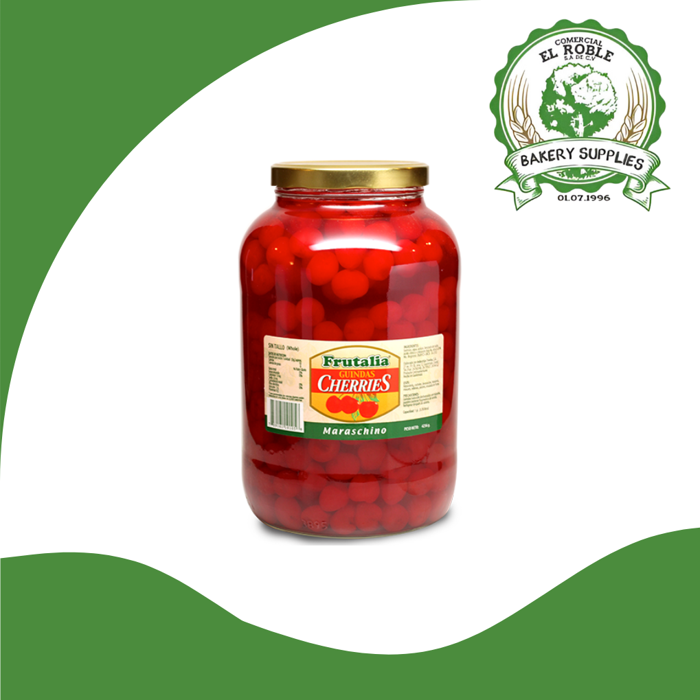 [101872] FRUTALIA CEREZA ROJA  CON TALLO VIDRIO 1/1 GALON