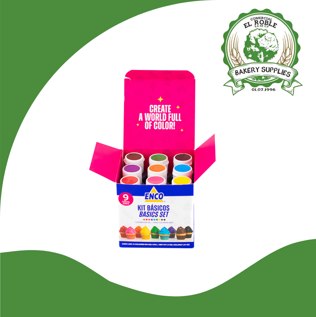 ENCO KIT  9 COLORES BASICOS   1/1UNI