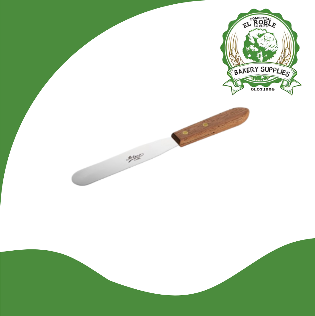 [101928] ATECO SPATULA 6" MADERA 1386 1/1 UNI