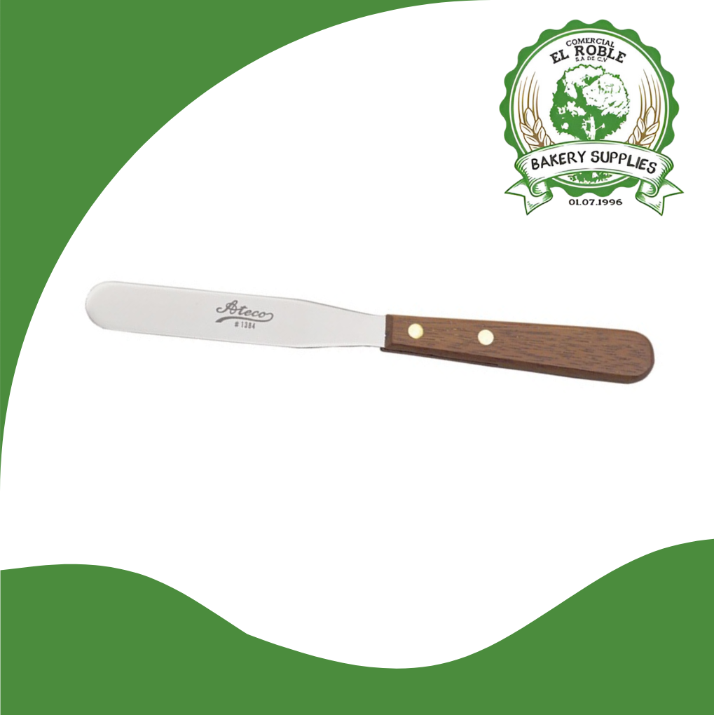 [101929] ATECO SPATULA 4.25" MADERA 1384 1/1 UNI