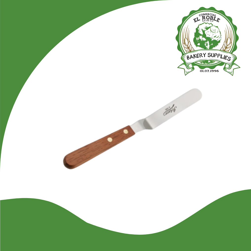 [101930] ATECO SPATULA 4.5" MADERA 1385 1/1 UNI