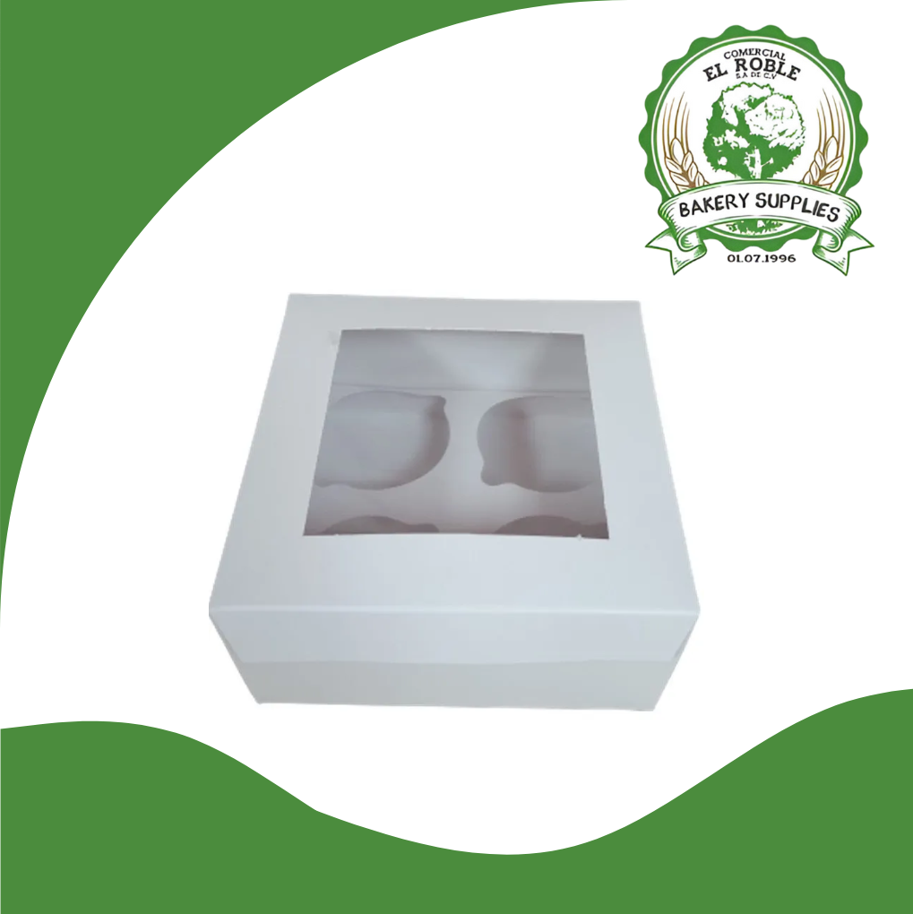 [101952] CAJA BLANCA CON VENTANA PLEGADIZA 6X6X3  1/1 UNI
