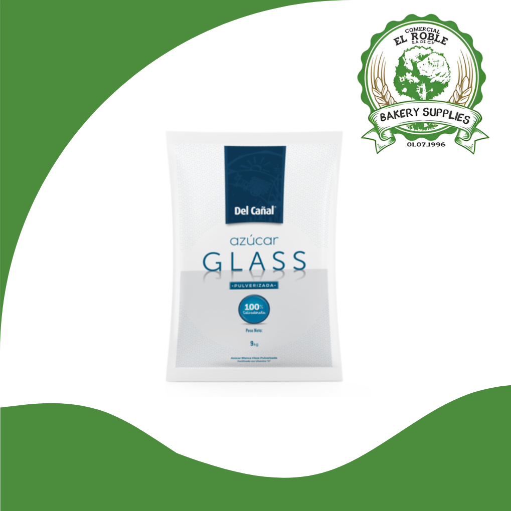 [102044] DEL CAÑAL AZUCAR GLASS TRIPLE X 1/9. KG