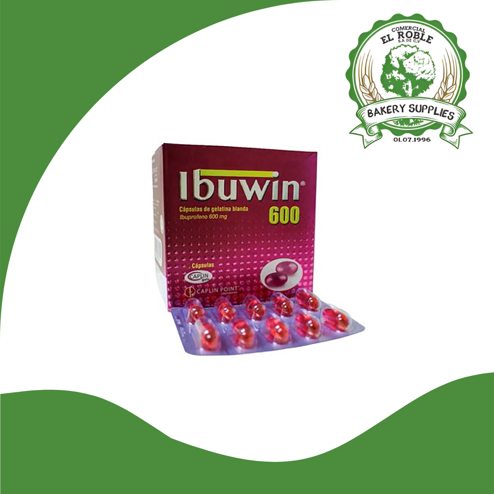 [102046] IBUWIN PLUS IBUPROFENO 600 MG 10/10 BLIS