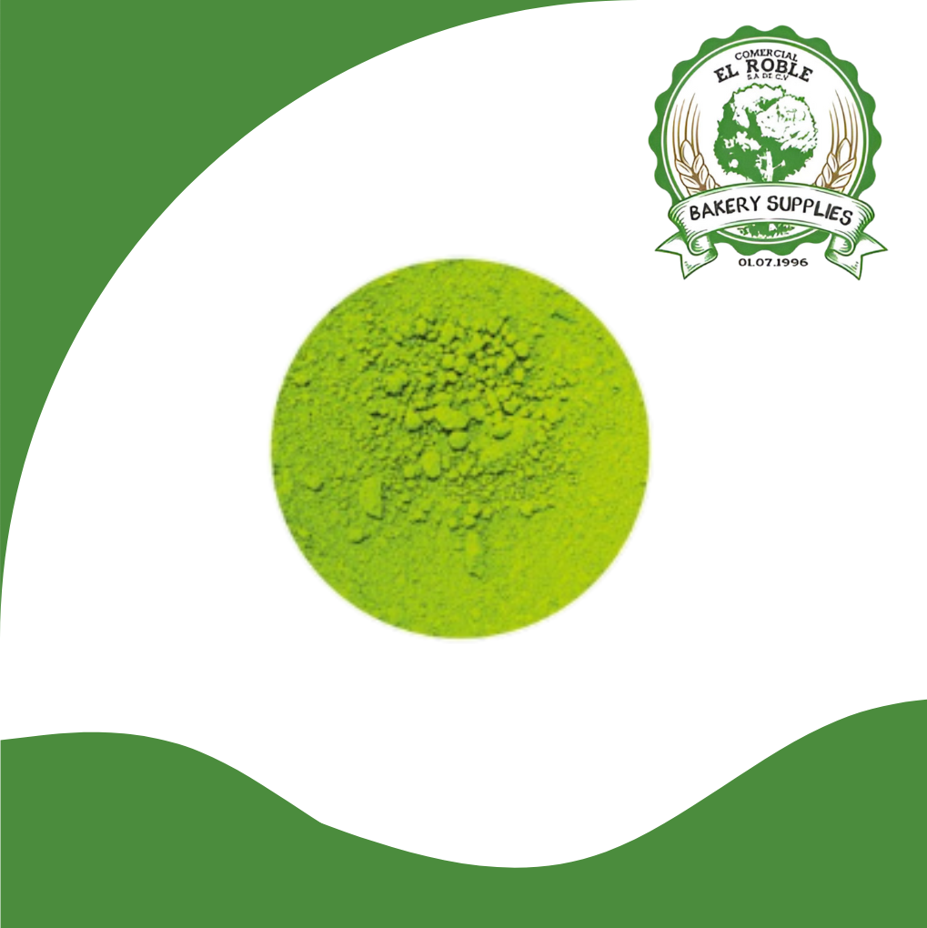 [102073] EL ROBLE POLVO METAL VERDE 200/5 GRAMOS