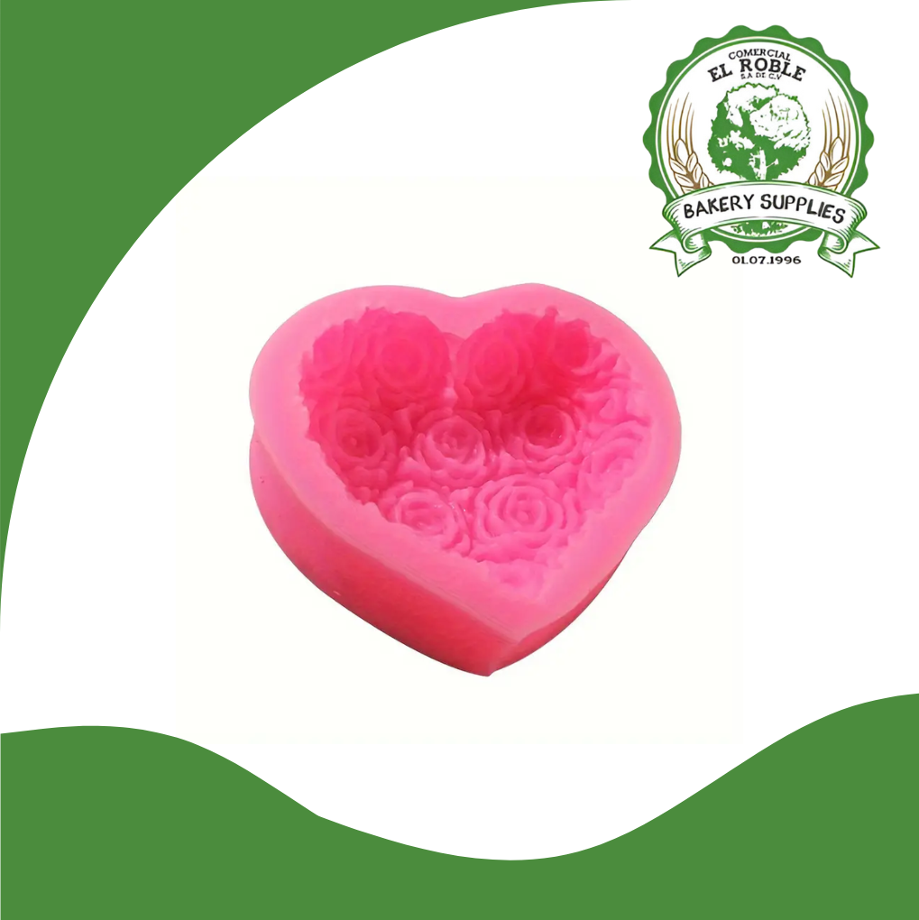 [102219] EL ROBLE MOLDE SILICON CORAZON PEQ TF-399  1/1 UNI