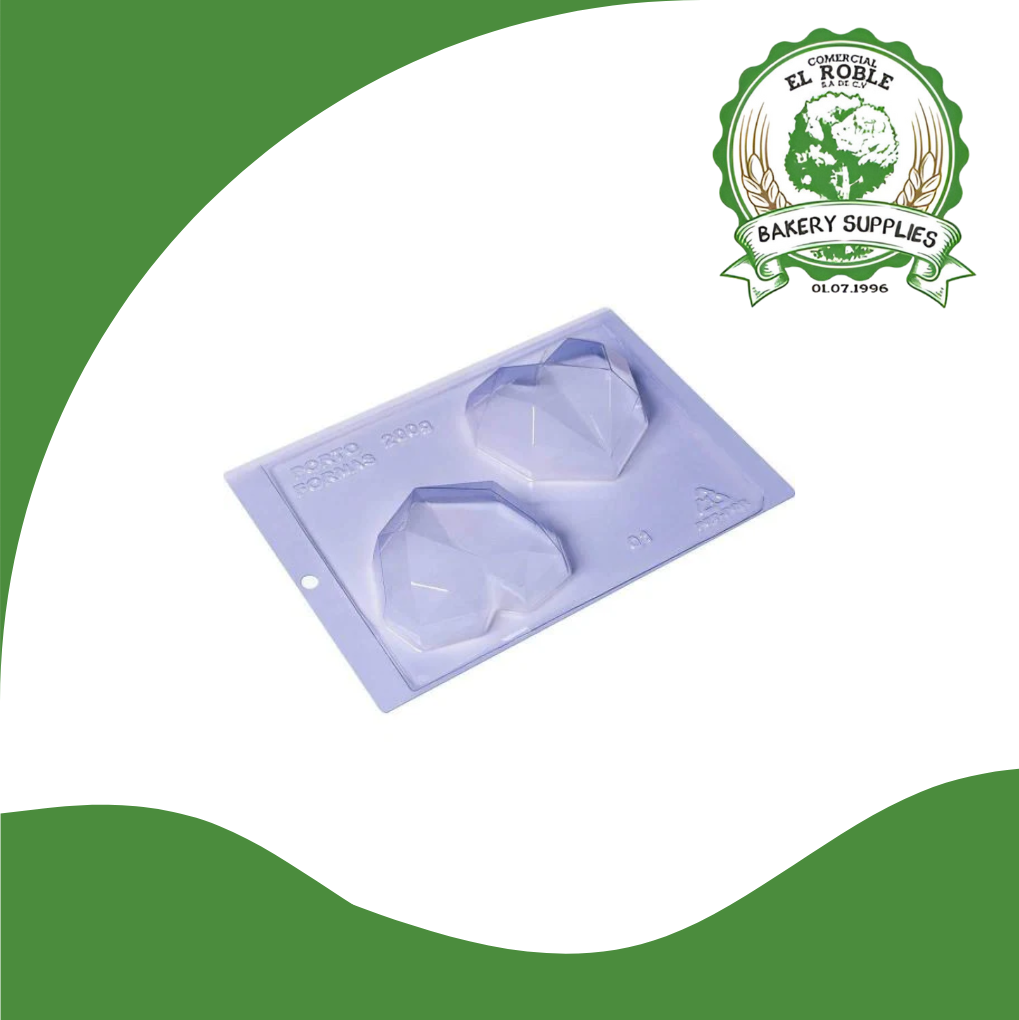 [102236] EL ROBLE MOLDE ACRILICO CORAZON/DIAM 9837 1/1 UNI